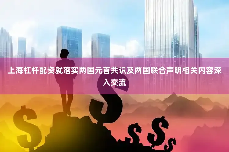 上海杠杆配资就落实两国元首共识及两国联合声明相关内容深入交流