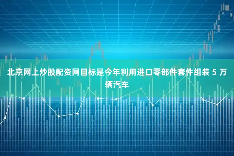 北京网上炒股配资网目标是今年利用进口零部件套件组装 5 万辆汽车