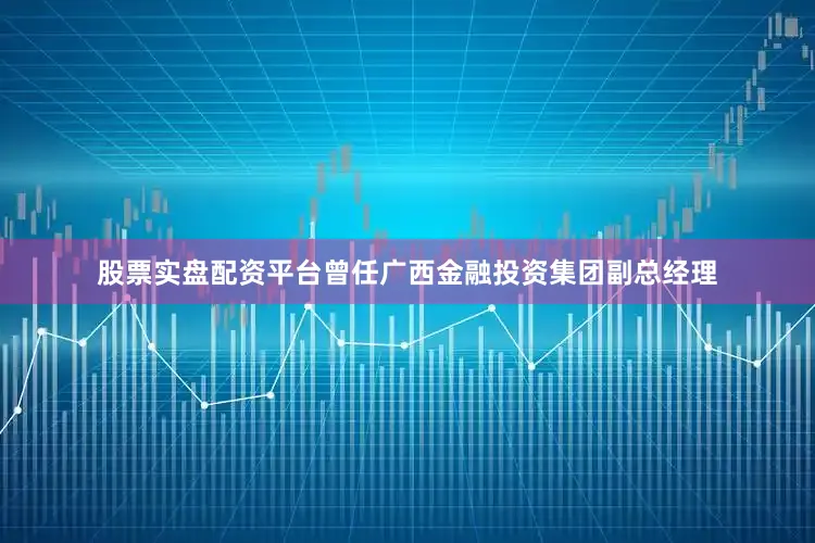 股票实盘配资平台曾任广西金融投资集团副总经理
